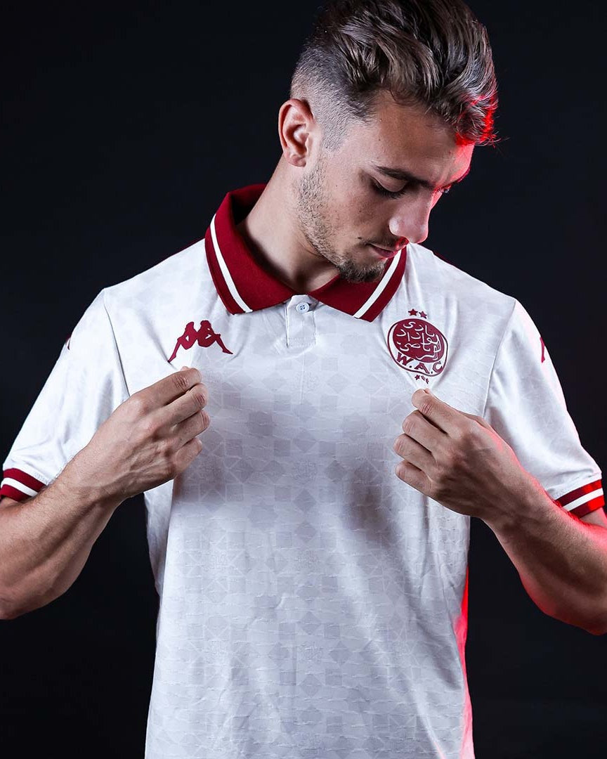 Wydad AC Maillot Away WC 25/26 Kappa Blanc - Vue avant