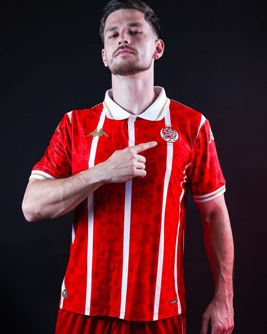 Wydad AC Maillot Domicile WC 25/26 Kappa Rouge - Vue avant