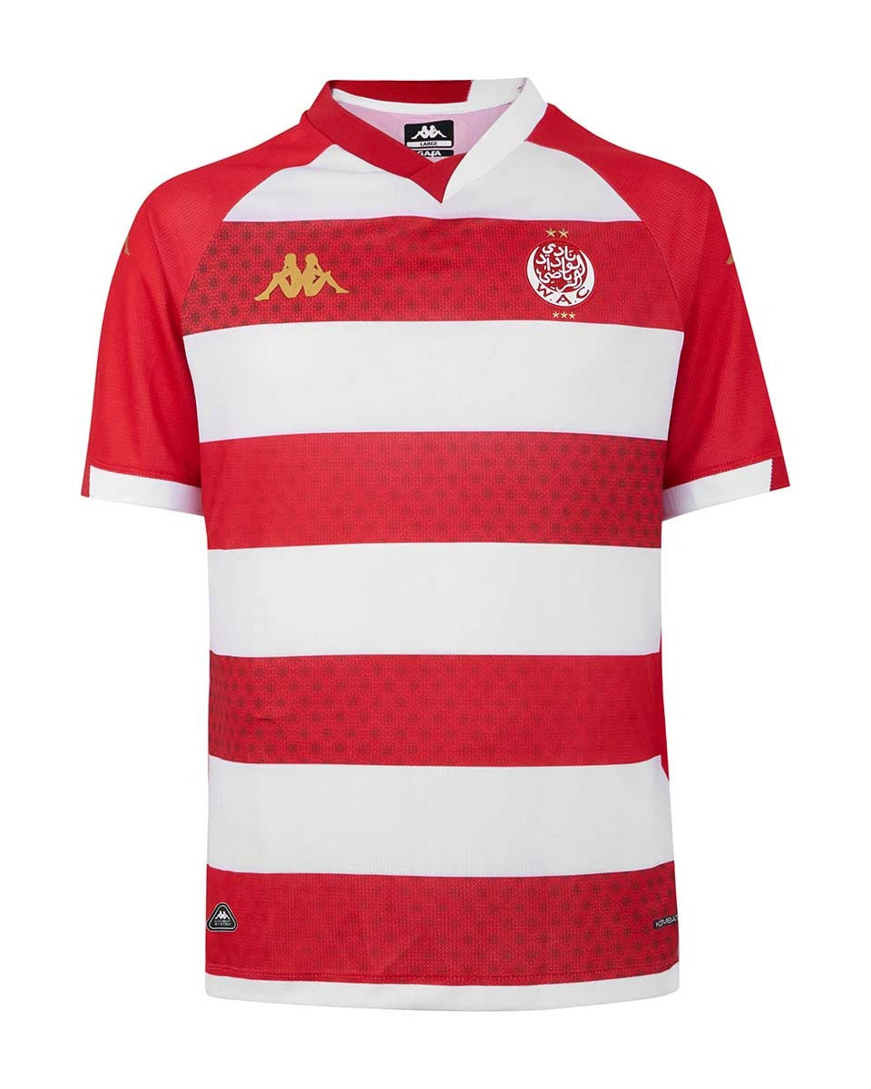 Wydad AC Maillot Domicile 25/26 Kappa Rouge - Vue arrière