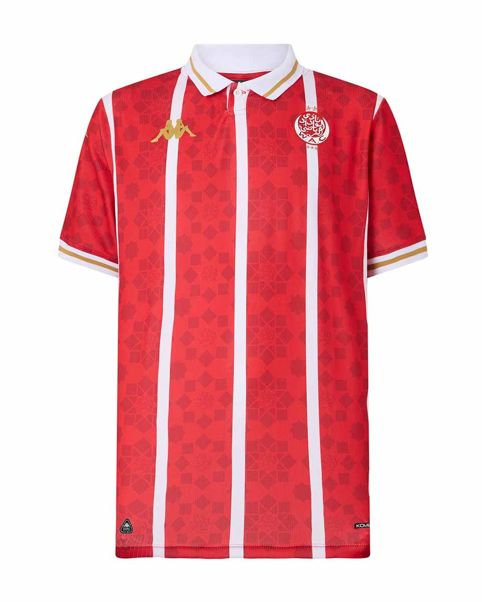 Wydad AC Maillot Domicile WC 25/26 Kappa Rouge - Vue arrière