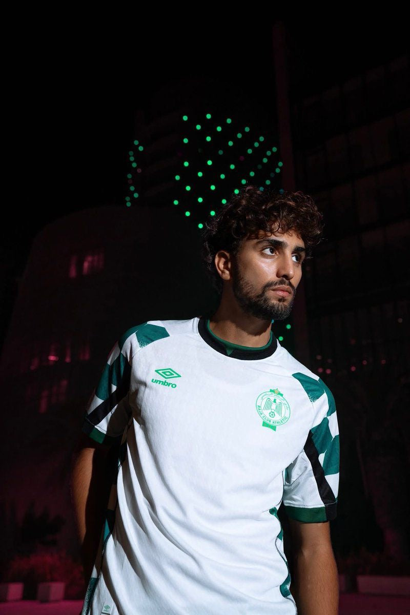 Raja Club Athletic | Maillot Domicile Blanc 2025/26 | UMBRO | Player Version Jersey