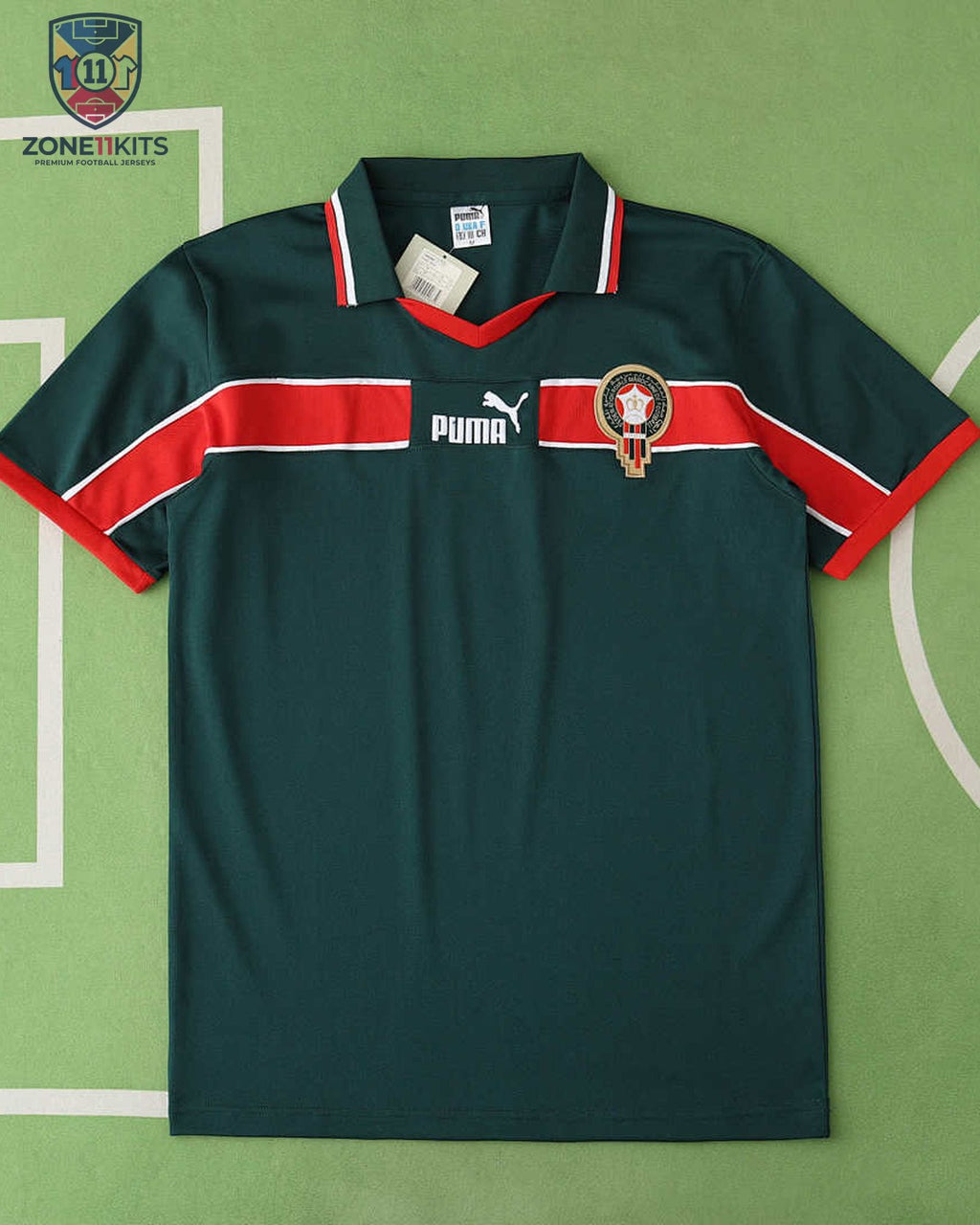 Maroc | Maillot Domicile Rétro 1998 | Version Fan