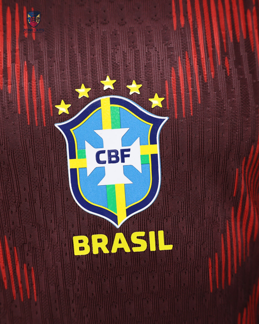 Brazil World Cup 2026 Red Kit - Détail manches