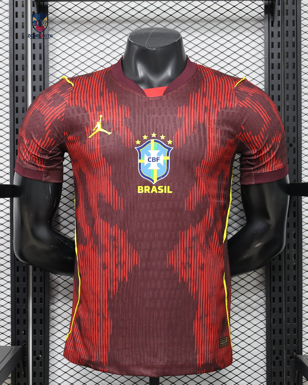 Brazil Selecao Maillot Rouge 2026 - Version Joueur Pro