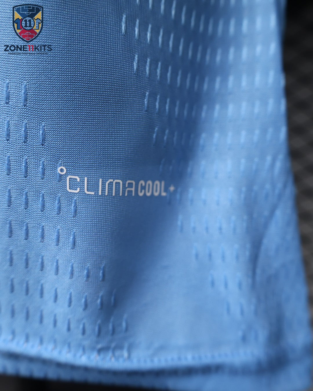 Maillot Argentine Messi 2026/27 - détail tissu CLIMACOOL+