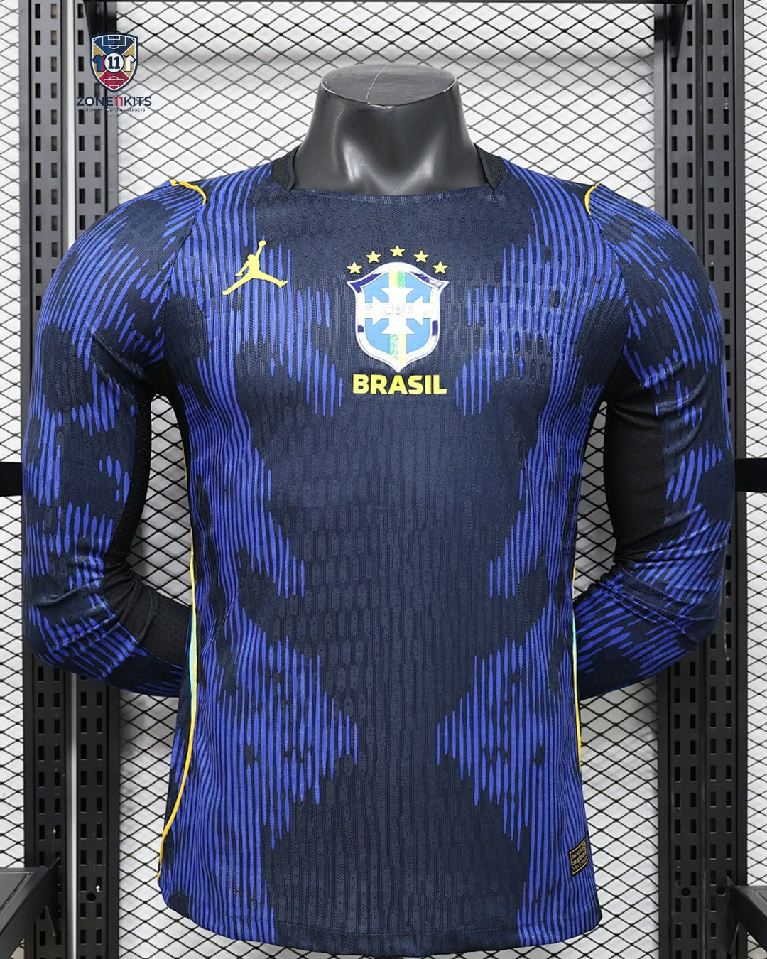 Brazil Away Kit 2026 Long Sleeve Player Version - front