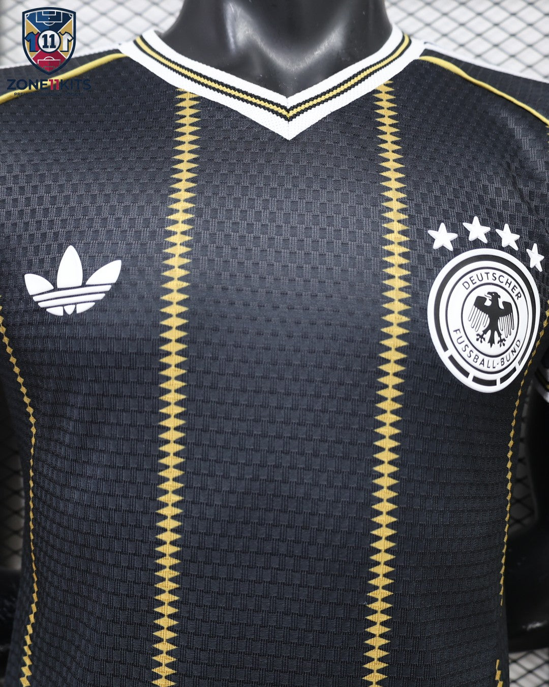 Maillot Allemagne Édition Spéciale 2025/26 noir - face de près
