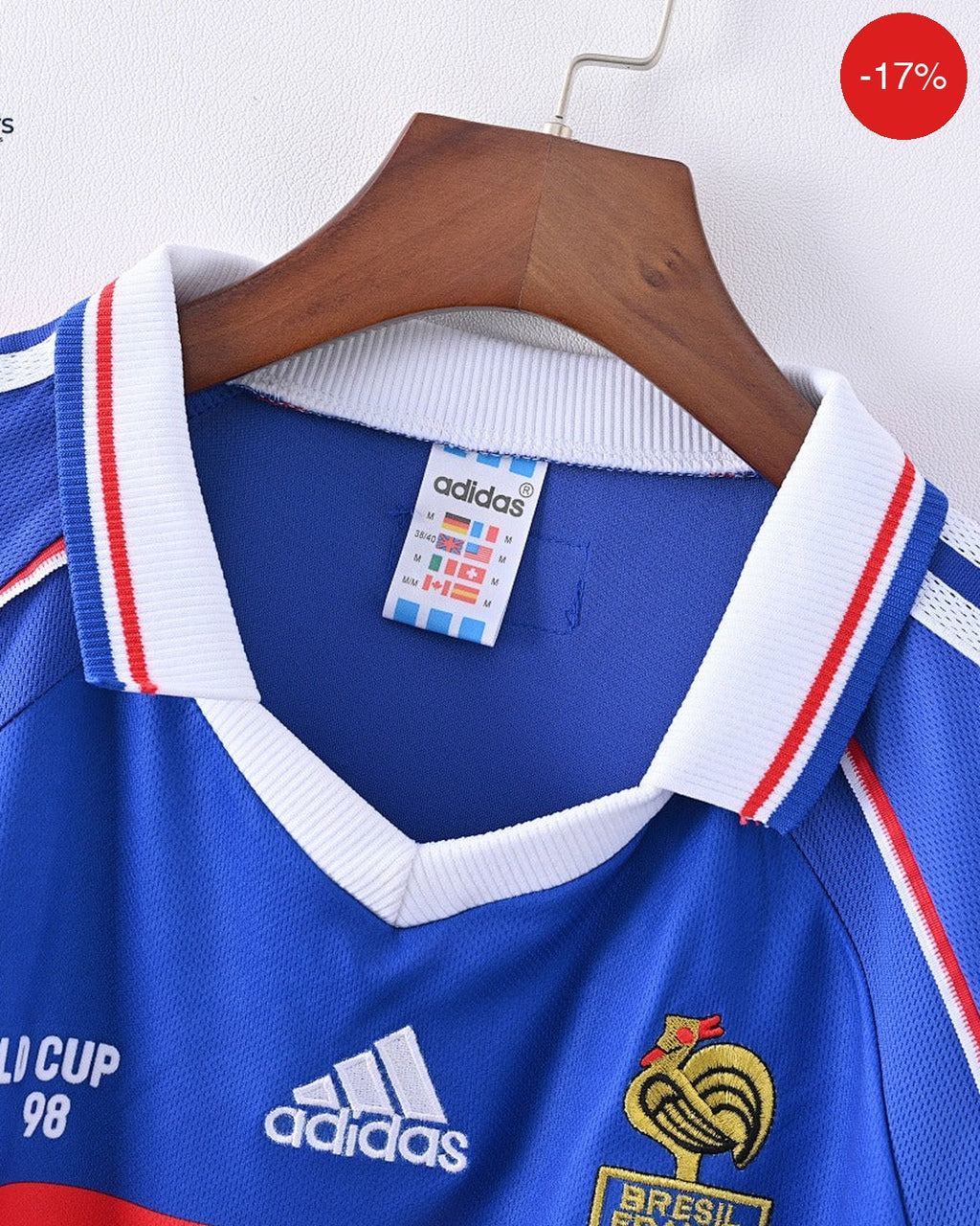 France Home Kit | 1998 — Zone11Kits Maroc | Player Version Jersey | مغرب