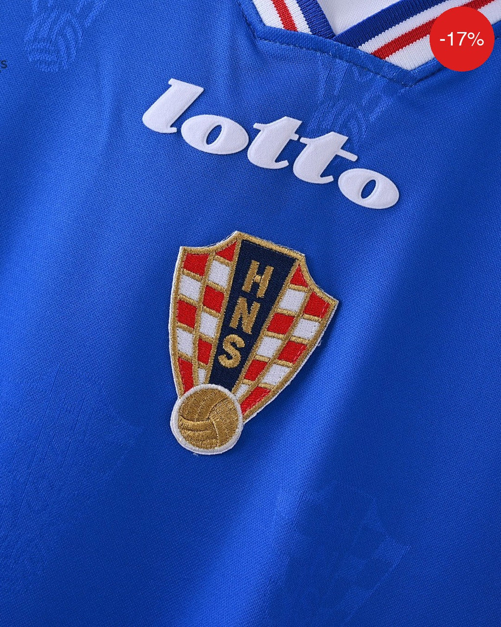 Croatia Away Kit | 1998 — Zone11Kits Maroc | Player Version Jersey | مغرب