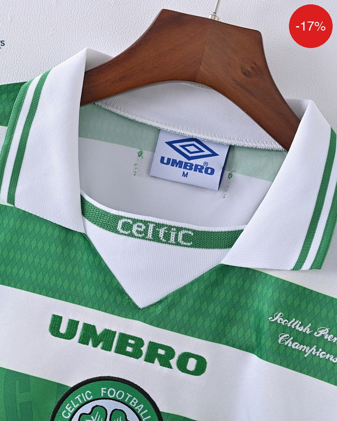 Celtic Home Kit | 1997/99 — Zone11Kits Maroc | Player Version Jersey | مغرب