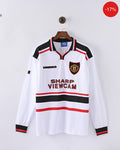 Manchester United Away Kit | Long Sleeve | 1998/99