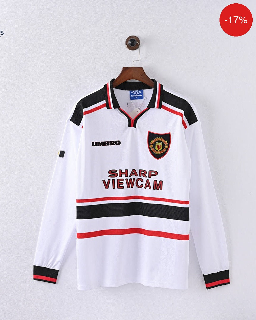 Manchester United Away Kit | Long Sleeve | 1998/99