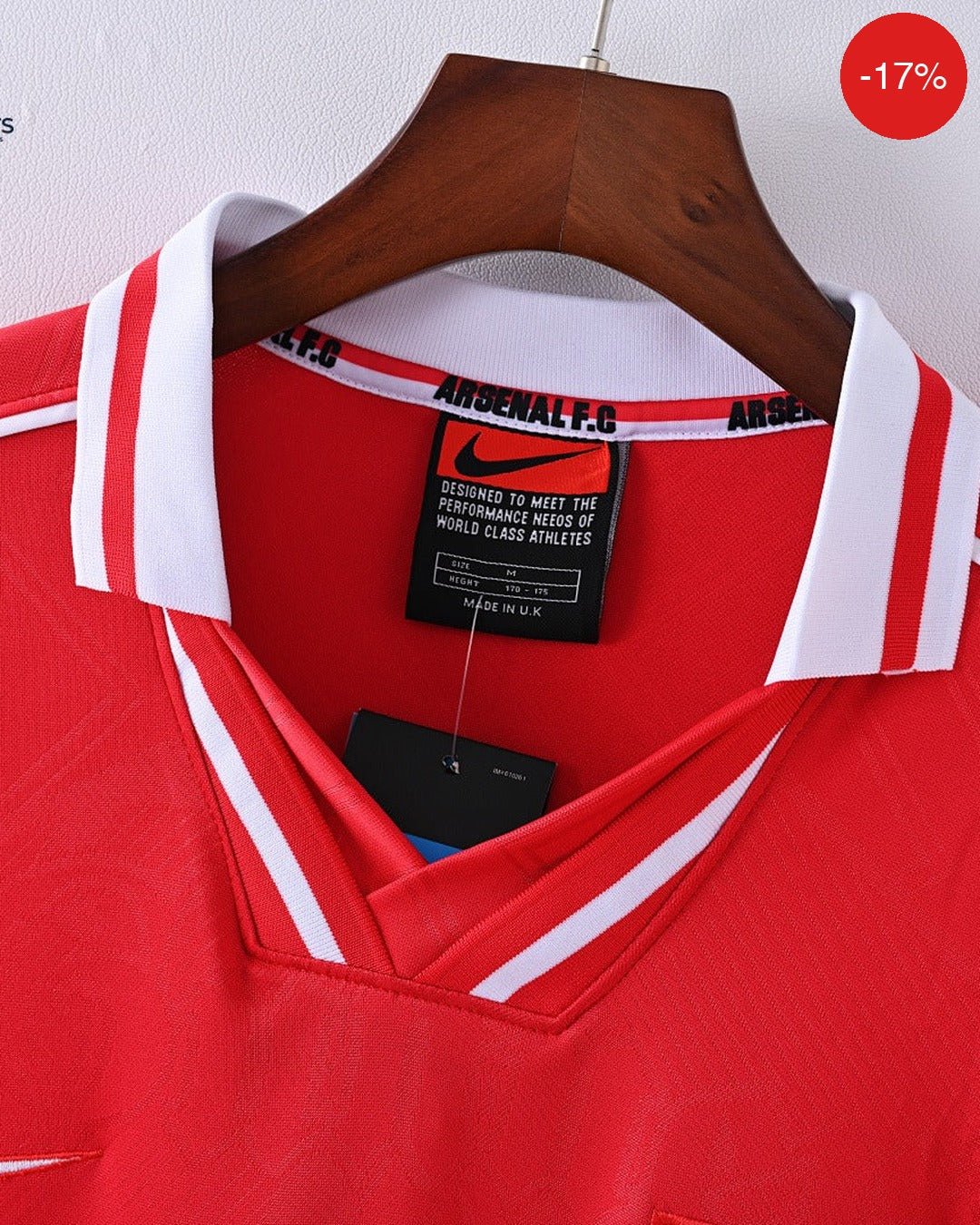 Arsenal Home Kit | 1996 — Zone11Kits Maroc | Player Version Jersey | مغرب
