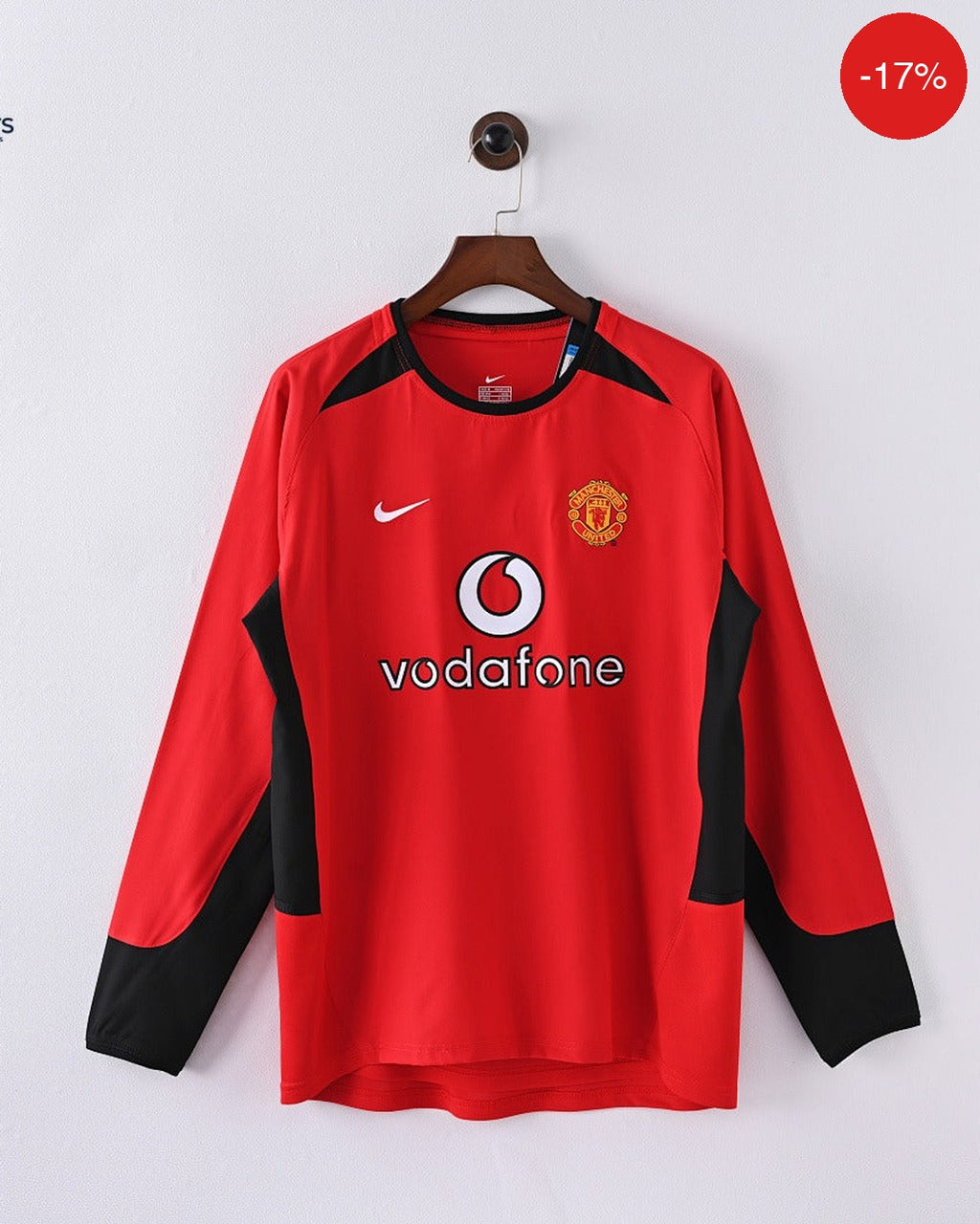 Manchester United Home Kit | Long Sleeve | 2002/03