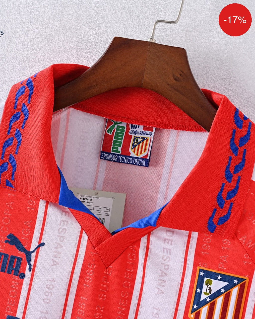 Atletico Madrid Home Kit | 1995/96 — Zone11Kits Maroc | Player Version Jersey | مغرب
