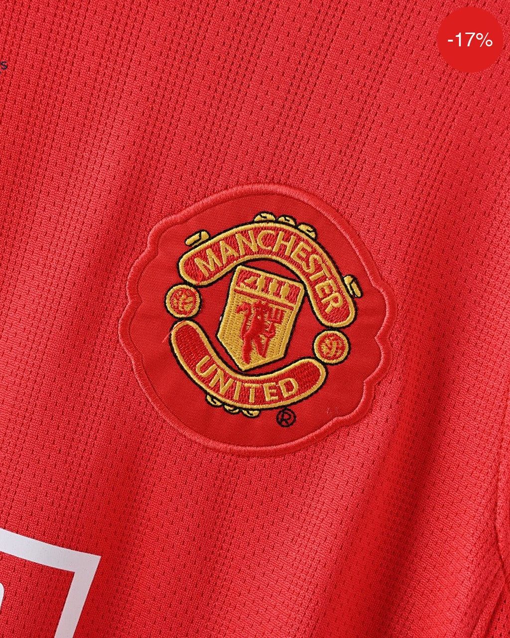 Manchester United Home Kit | Long Sleeve | Champions League | 2007/08