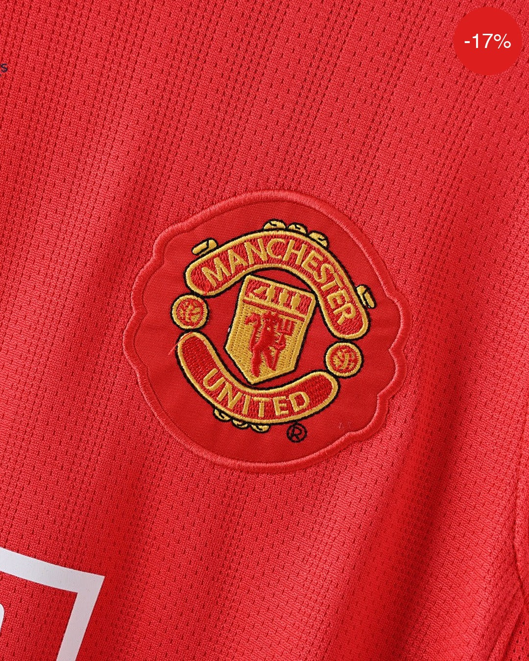Manchester United Home Kit | Long Sleeve | Champions League | 2007/08