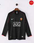 Manchester United Away Kit | Long Sleeve | 2007/08