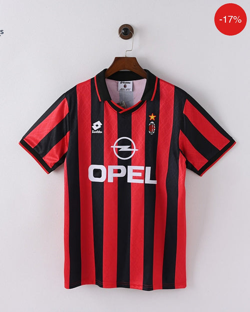 /96赛季 AC Home Kit | 1995 — Maillot Football Maroc | Football Kit Morocco | قميص كرة القدم المغرب