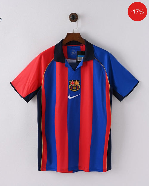 Barcelona Home Kit | 2001/02 — Maillot Football Maroc | Football Kit Morocco | قميص كرة القدم المغرب