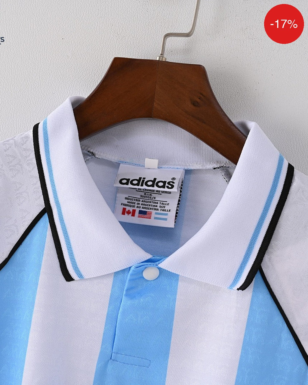 Argentina Home Kit | 1996/97 — Zone11Kits Maroc | Player Version Jersey | مغرب