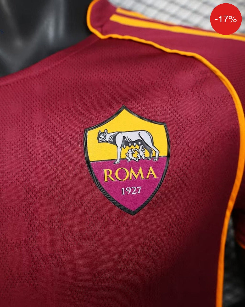 AS Roma Home Kit | 2025/26 — Zone11Kits Maroc | Player Version Jersey | مغرب