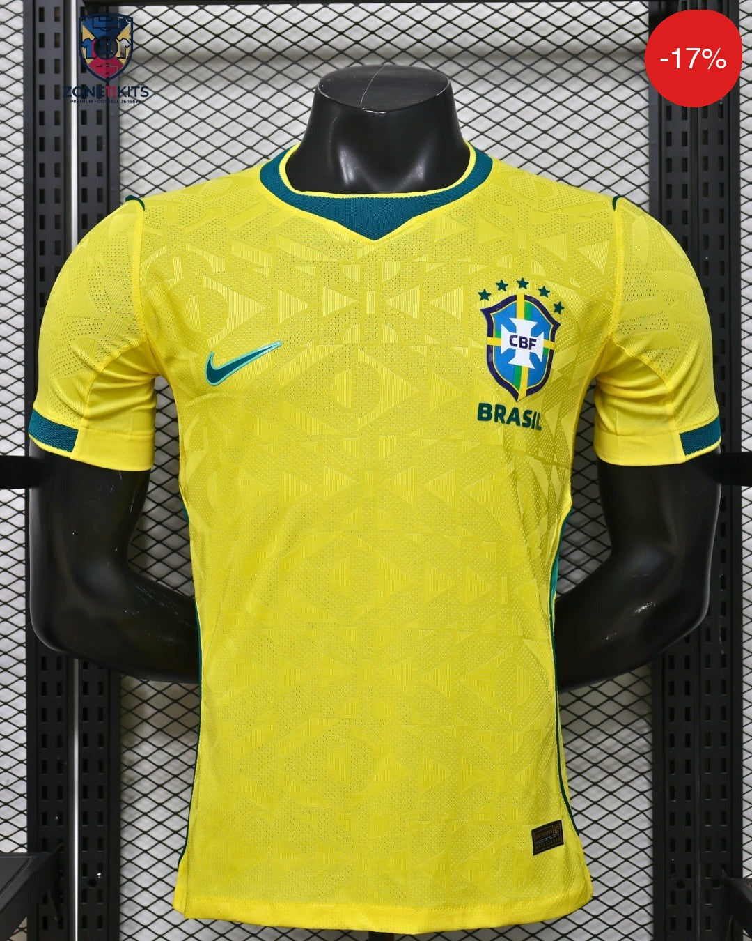Brazil Home Kit | 2025/26 | Nike | Pro Version — Maillot Football Maroc | Football Kit Morocco | قميص كرة القدم المغرب