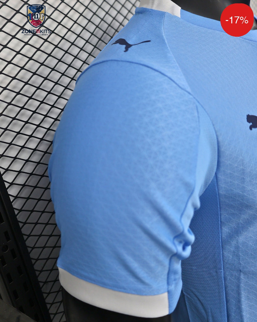 Manchester City Home Kit 2025/26 | Puma Sash Edition | Pro Version — Zone11Kits Maroc | Player Version Jersey | مغرب