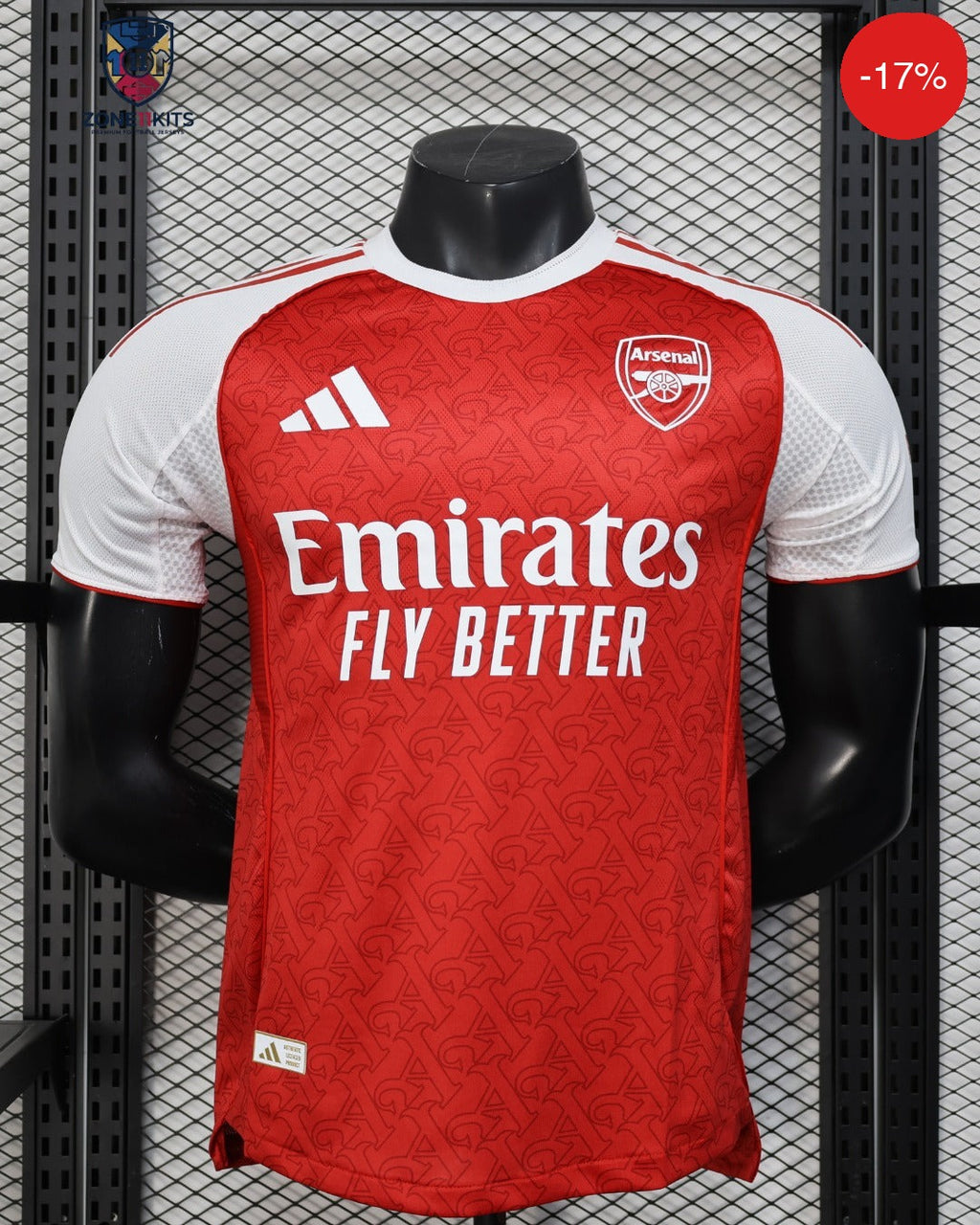 Arsenal Home Kit 2025/26 | Adidas Gothic A Heart of Arsenal | Pro Version — Maillot Football Maroc | Football Kit Morocco | قميص كرة القدم المغرب