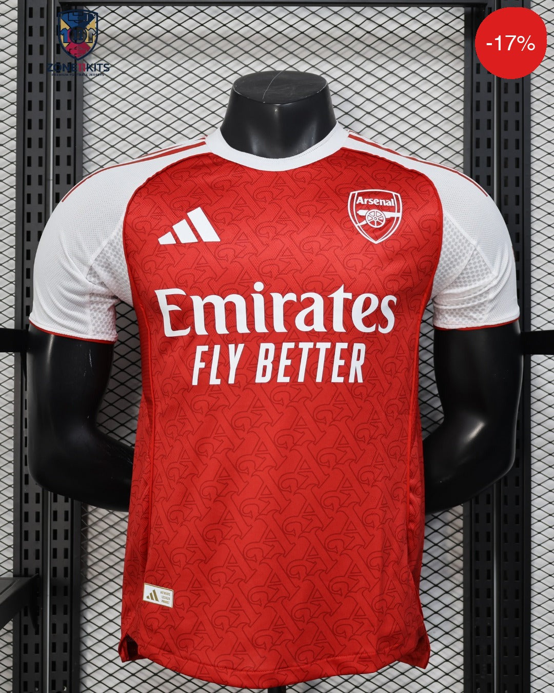 Arsenal Home Kit 2025/26 | Adidas Gothic A Heart of Arsenal | Pro Version — Maillot Football Maroc | Football Kit Morocco | قميص كرة القدم المغرب