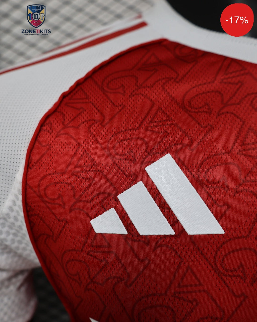 Arsenal Home Kit 2025/26 | Adidas Gothic A Heart of Arsenal | Pro Version — Zone11Kits Maroc | Player Version Jersey | مغرب