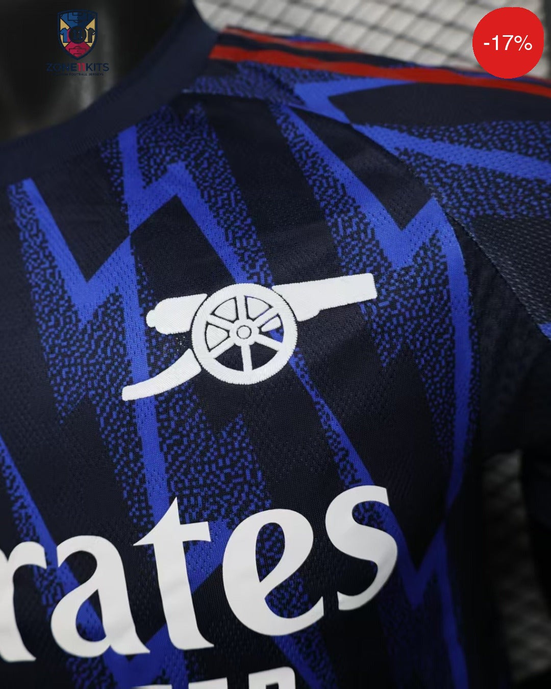 Arsenal Away Kit 2025/26 | Adidas Royal Arsenal Lightning Bolt | Pro Version — Zone11Kits Maroc | Player Version Jersey | مغرب
