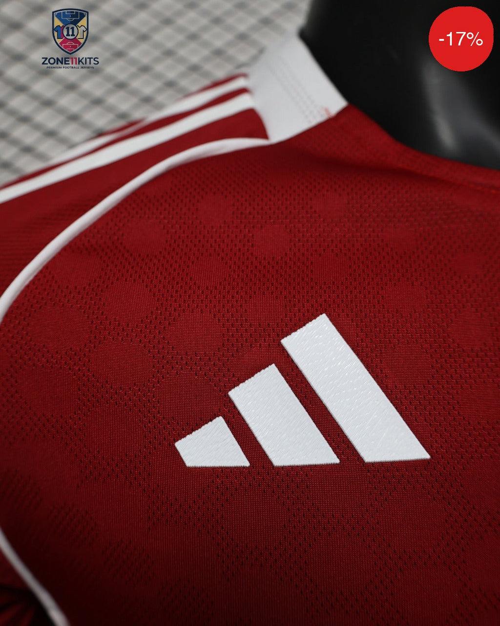 Liverpool Home Kit 2025/26 | Adidas Strawberry Red Return | Pro Version — Zone11Kits Maroc | Player Version Jersey | مغرب
