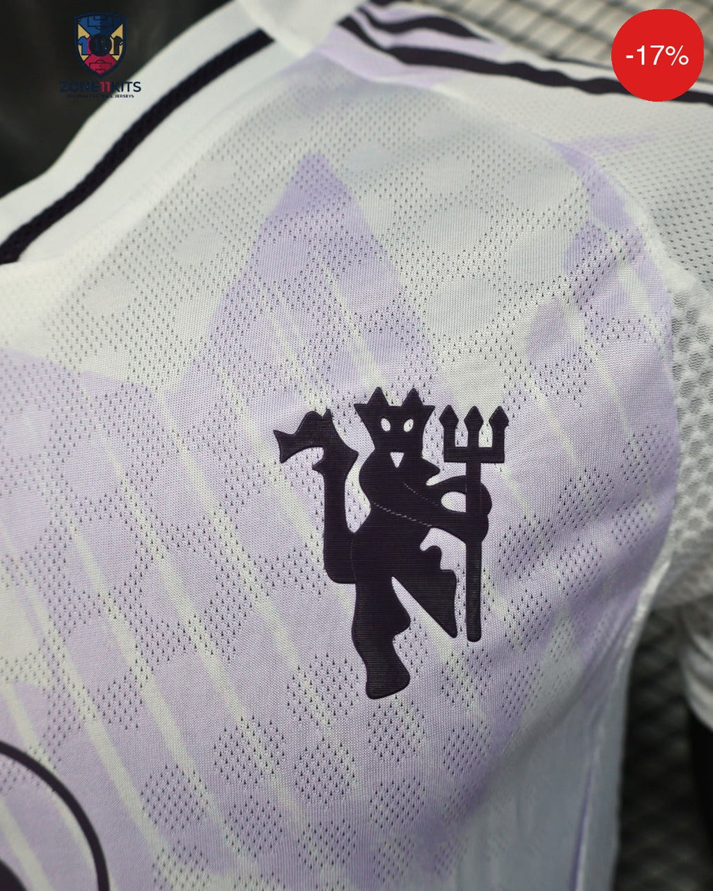Manchester United Away Kit 2025/26 | Adidas Snowflake 1992 Edition | Pro Version — Zone11Kits Maroc | Player Version Jersey | مغرب