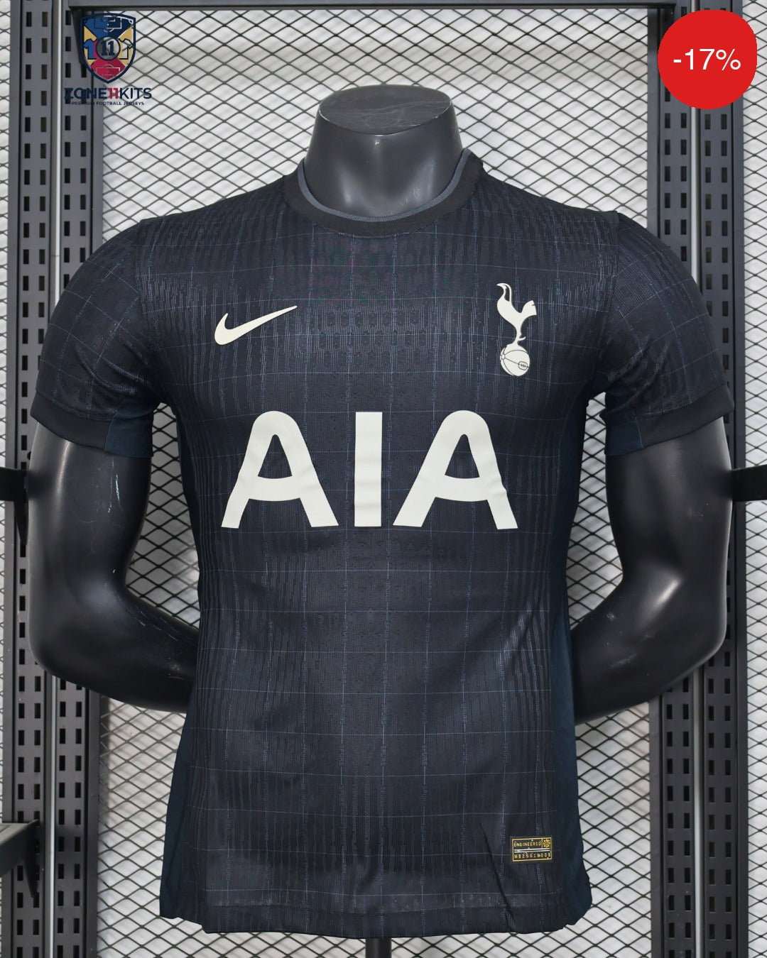 Tottenham Hotspur Away Kit 2025/26 | Nike All Black London Stealth | Pro Version