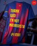 FC Barcelona Special Edition | Thank God I'm Not A Madridista | Nike | Pro Version | 25-26 — Maillot Football Maroc | Football Kit Morocco | قميص كرة القدم المغرب