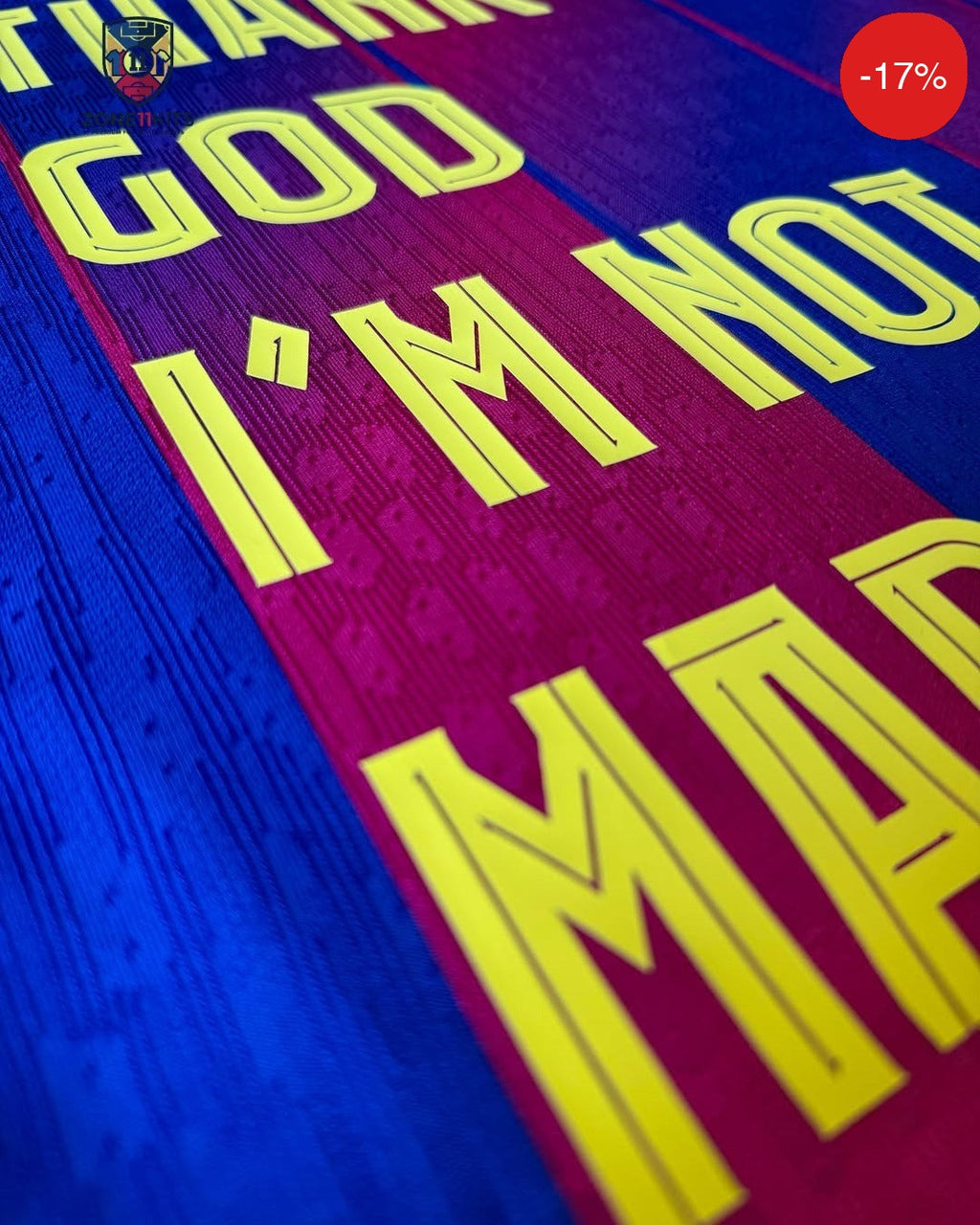 FC Barcelona Special Edition | Thank God I'm Not A Madridista | Nike | Pro Version | 25-26 — Zone11Kits Maroc | Player Version Jersey | مغرب