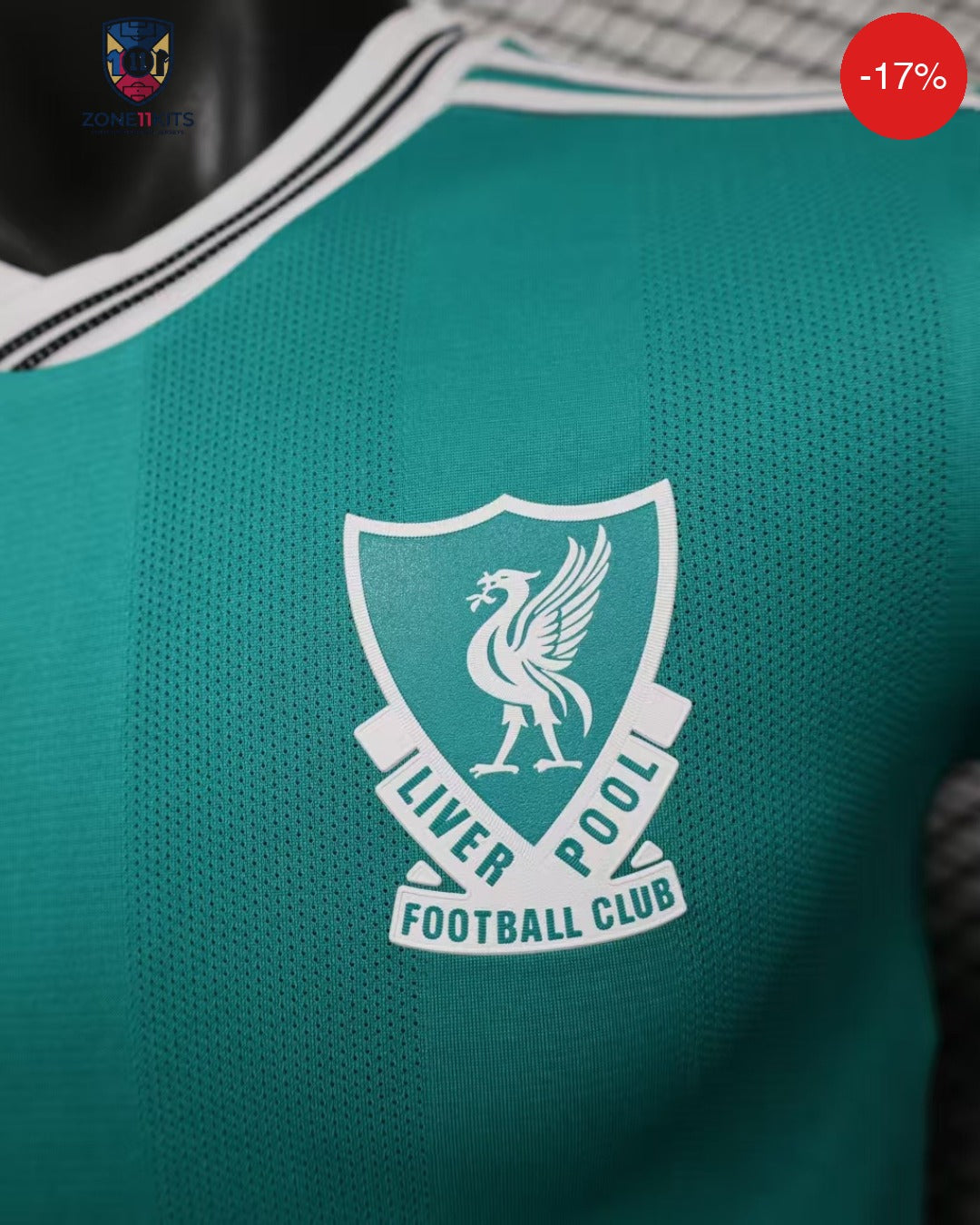 Liverpool Third Kit 2025/26 | Adidas Sea Green EQT Retro | Pro Version — Zone11Kits Maroc | Player Version Jersey | مغرب