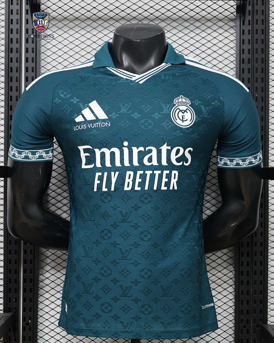 Real Madrid x Louis Vuitton special edition concept shirt front
