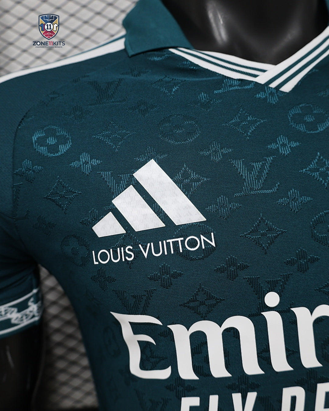 Real Madrid concept shirt collar and crest