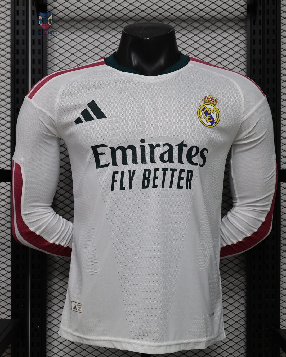 Real Madrid Home Kit 2026/27 Long Sleeve Player Version - front