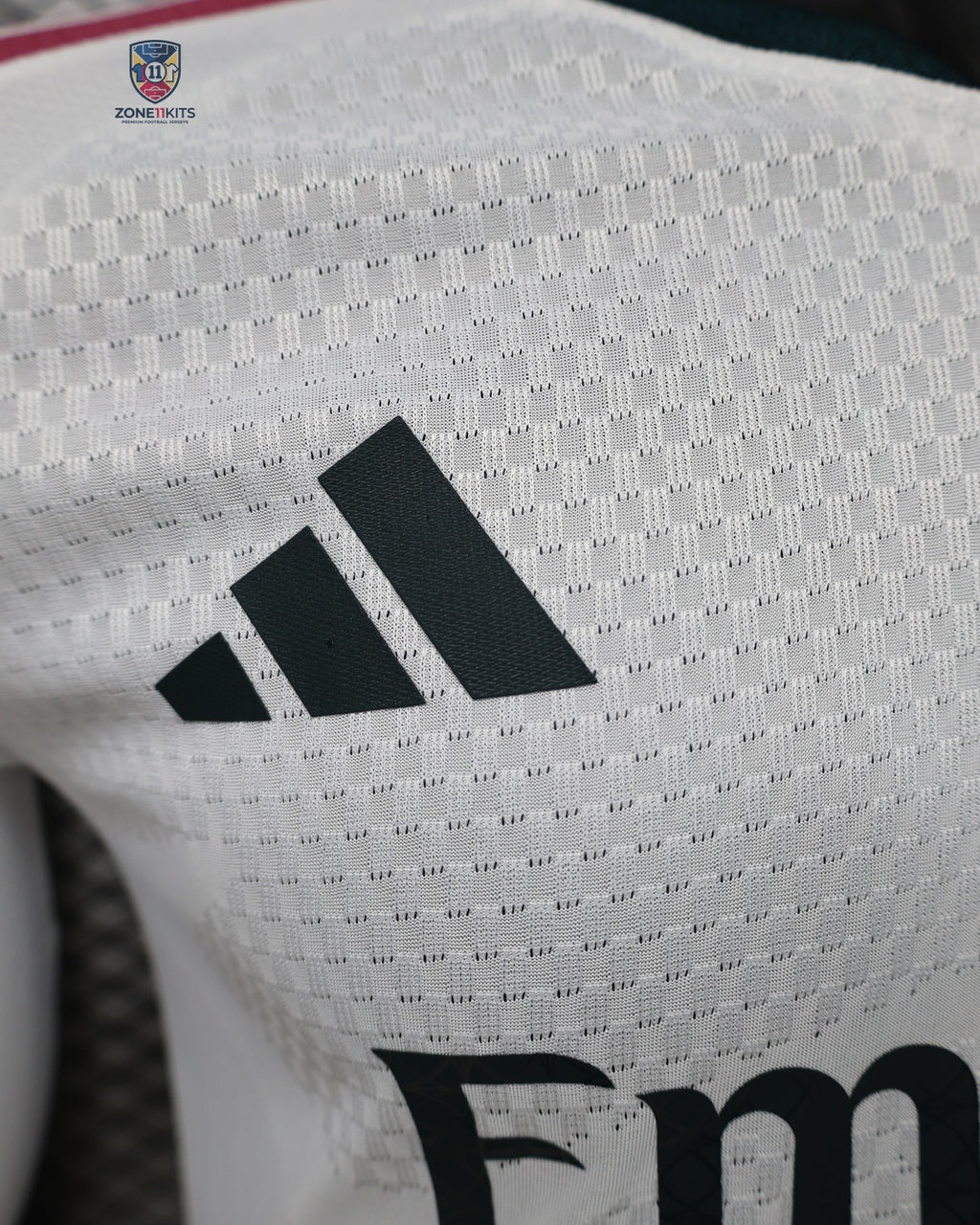 Real Madrid Home Kit 2026/27 Long Sleeve - adidas logo on jacquard fabric