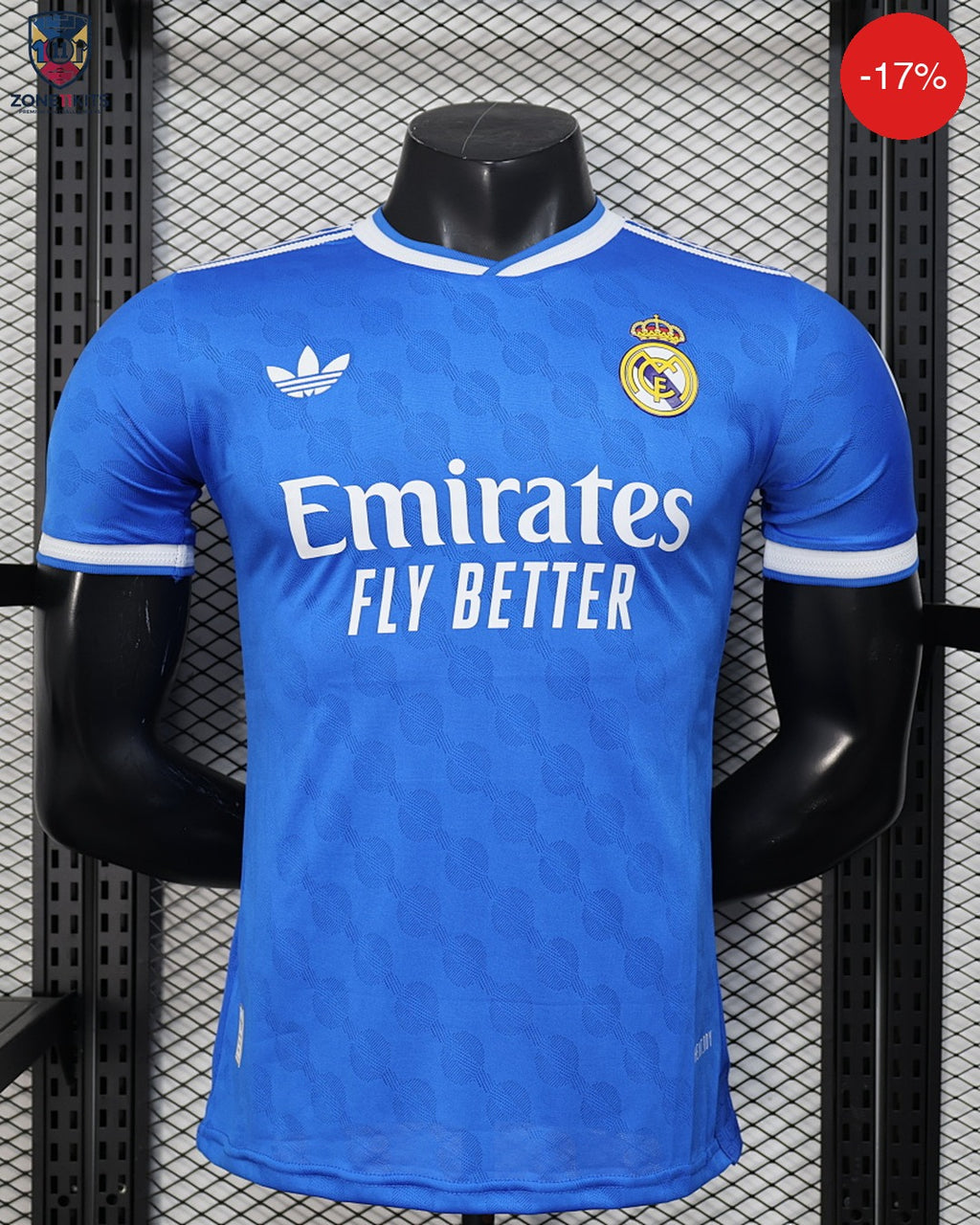 Real Madrid Third Kit 2025/26 | Adidas Originals Bernabéu Blue | Pro Version