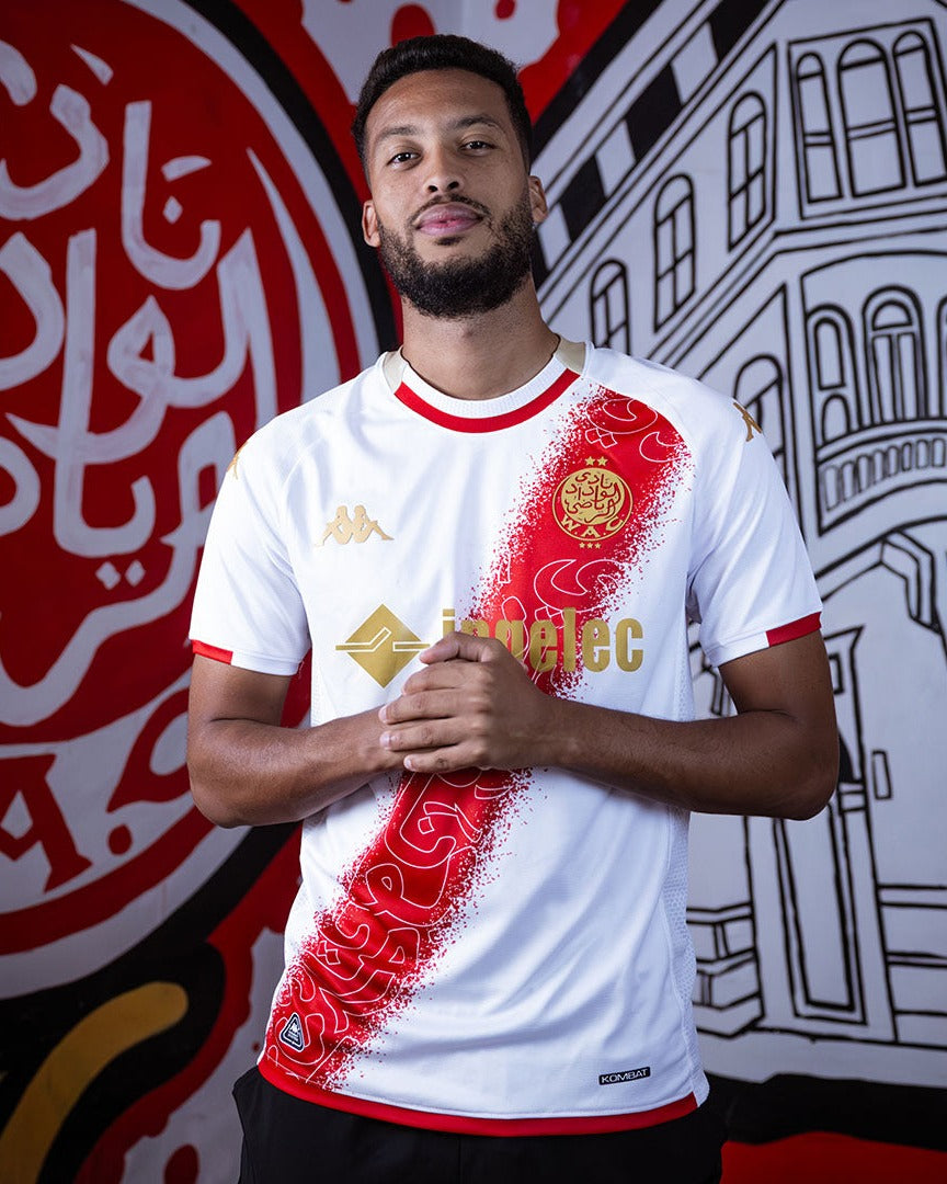Wydad AC Maillot Away 25/26 Kappa Blanc - Vue avant